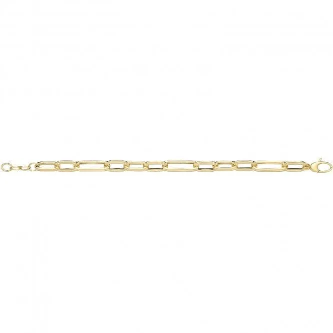 9ct Yellow Gold Hollow Bracelet BR680