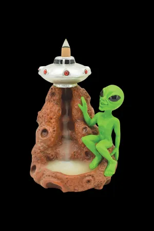 Alien & Spaceship Incense Burner