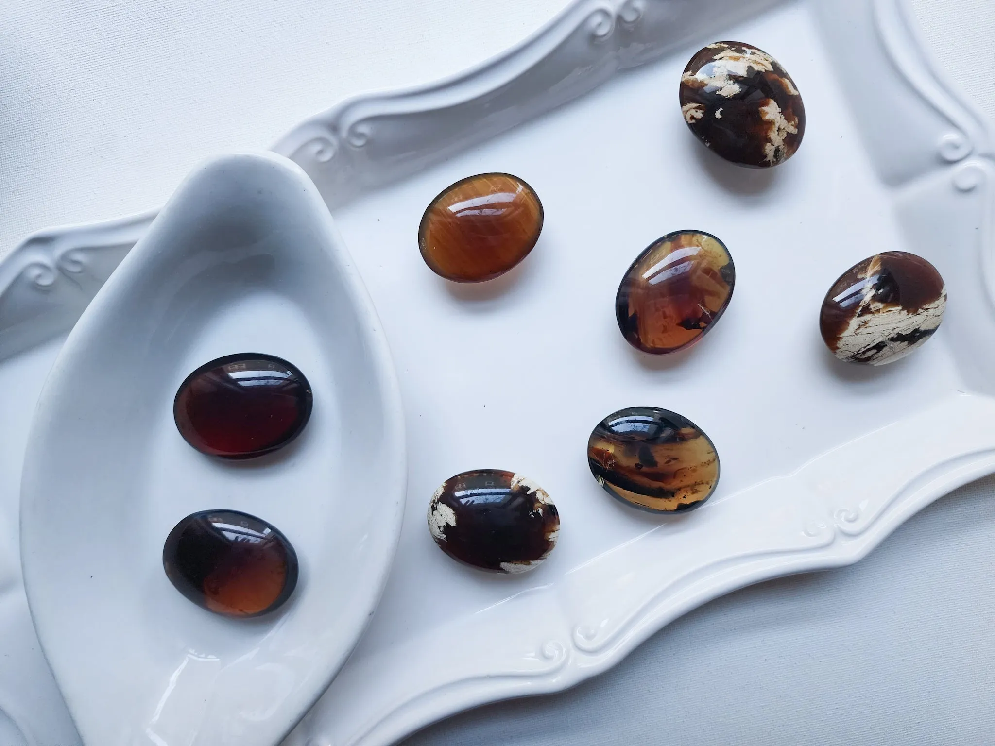 Amber Palm Stone