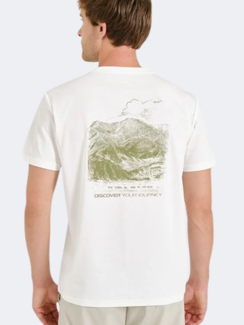 Anta Camping Men Outdoor T-Shirt Off White