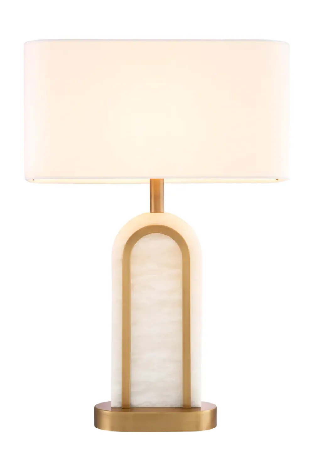 Arc Alabaster Table Lamp | Eichholtz Palladio