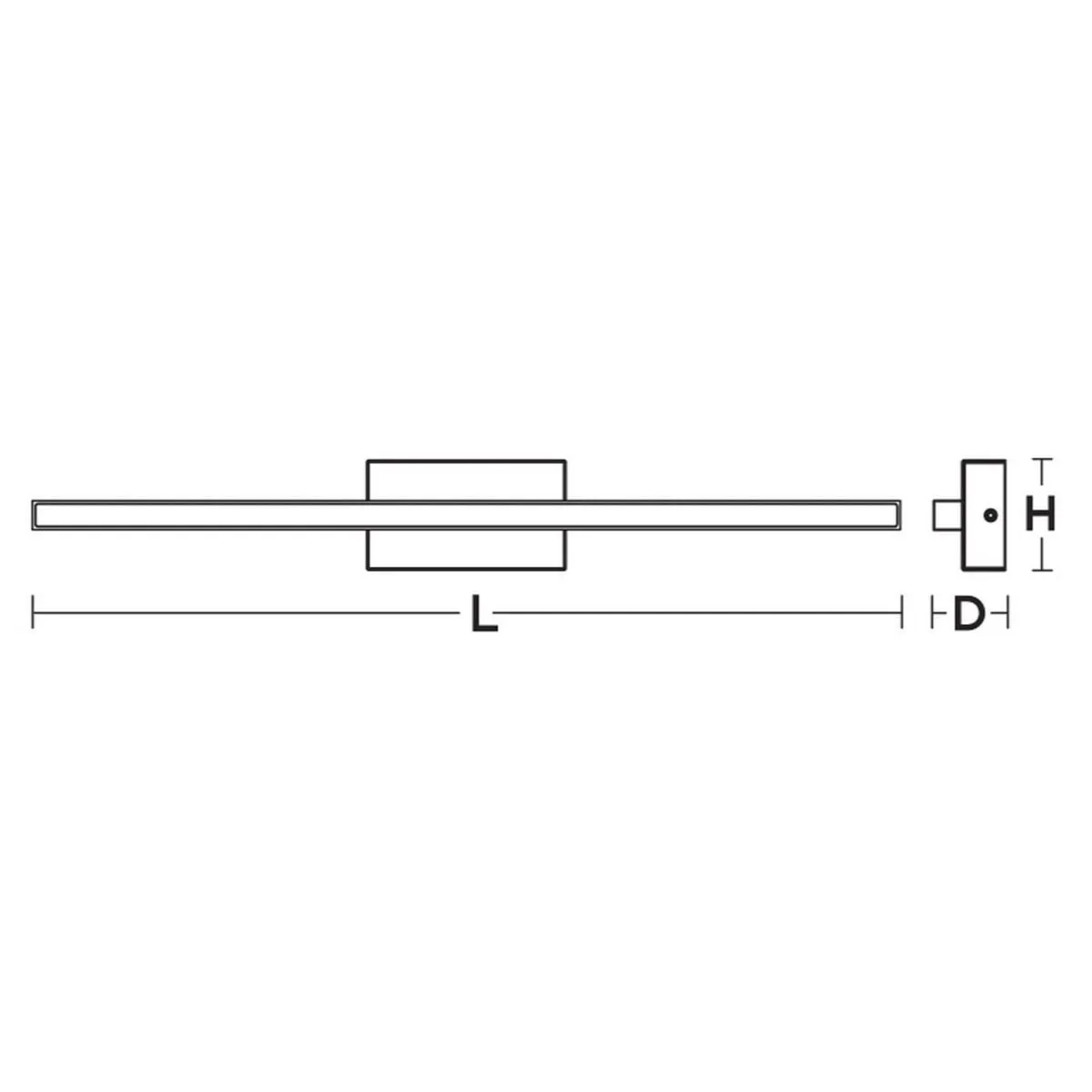 Barlow 24 in. LED Bath Bar Satin Brass finish