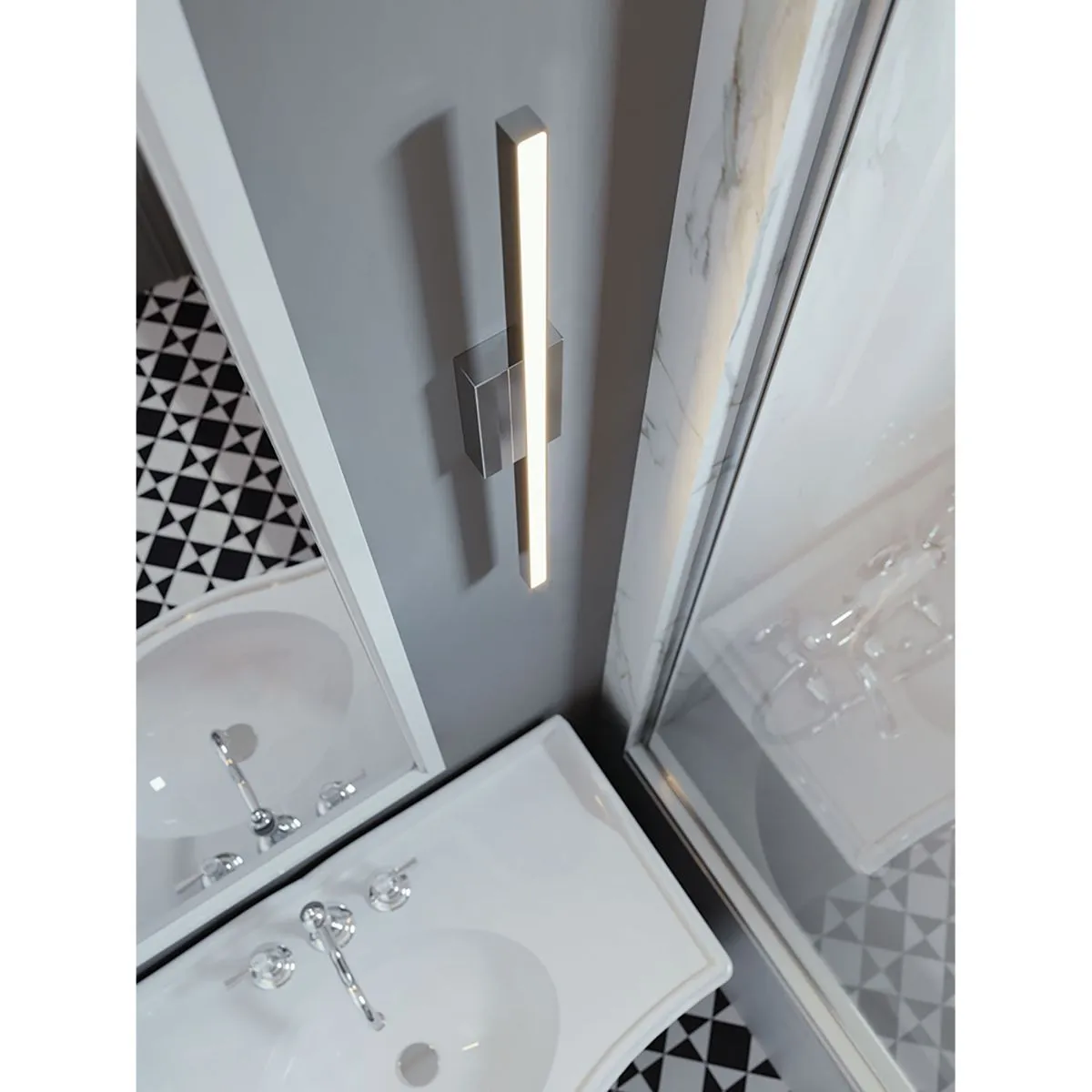 Barlow 36 in. LED Bath Bar Satin Nickel finish