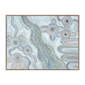 Bila IV Light Blue Landscape Art Print