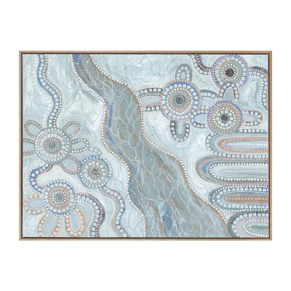 Bila IV Light Blue Landscape Art Print