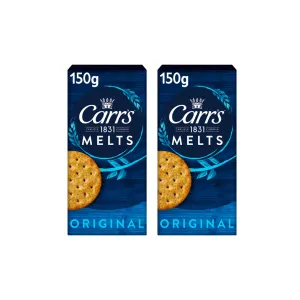 Carrs Melts Original 150g (Imported) - Pack of 2 | Gourmet Cheese Melts