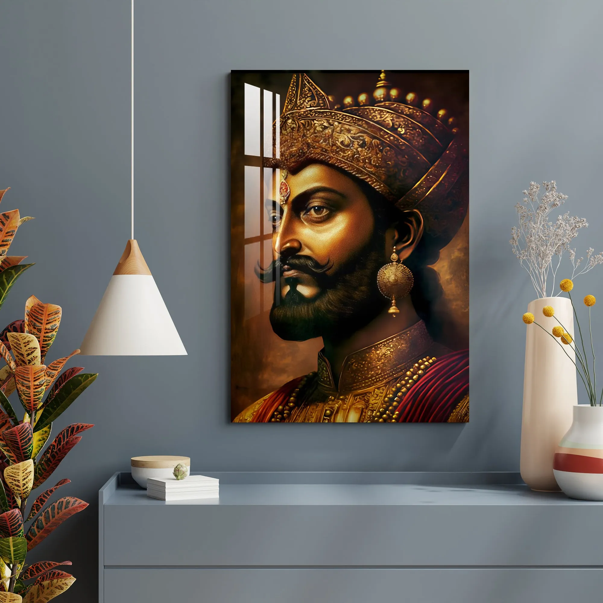 Chatrapati Shivaji Maharaj Acrylic Wall Art