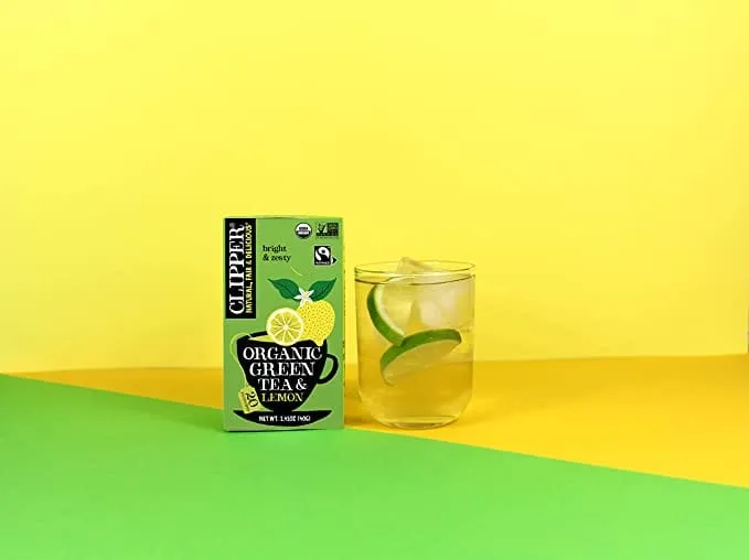 Clipper Organic Indian Chai Black Tea /Green Tea and Lemon/ Lemon and Ginger  20 Tea Bags Deliciously refreshing, aromatic and rich tea-5021991941597