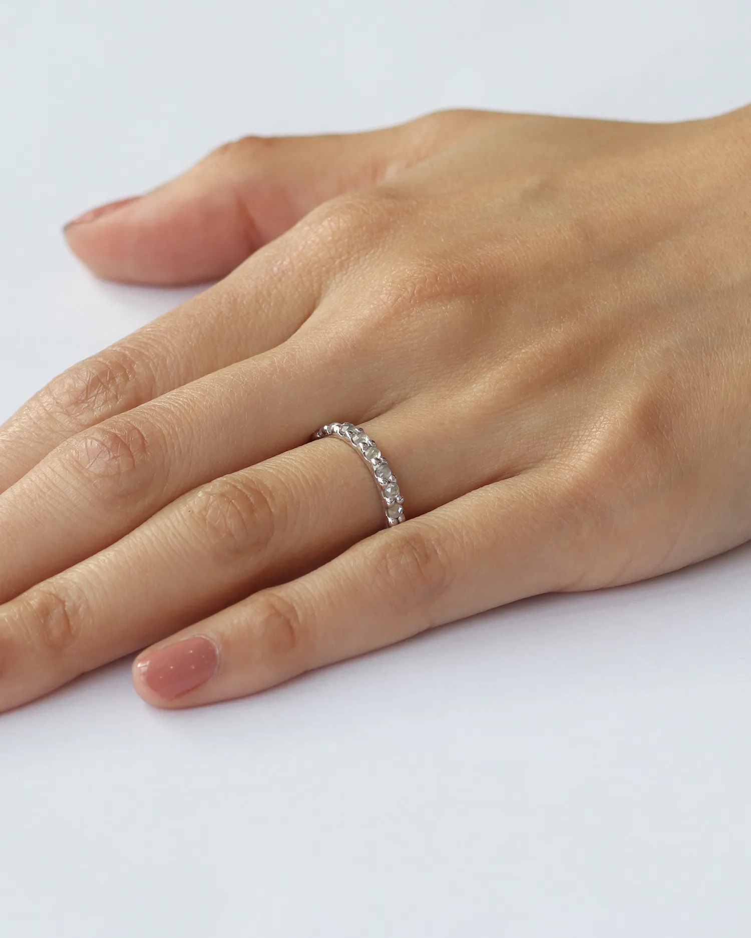 Dew / 2.3mm Rose Cut Diamond Ring