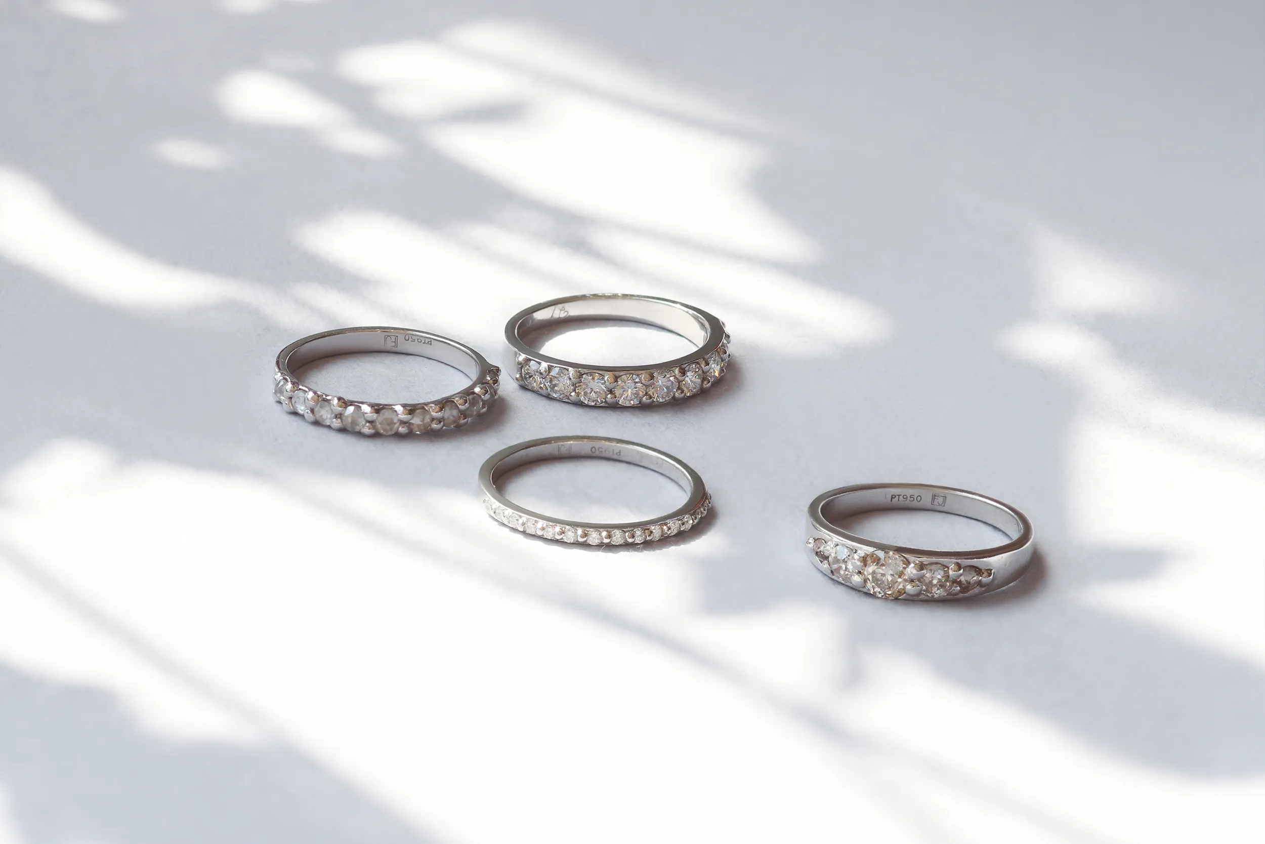 Dew / 2.3mm Rose Cut Diamond Ring