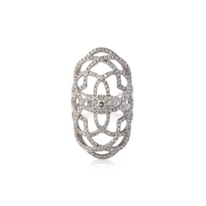 Diamond Flower Ring