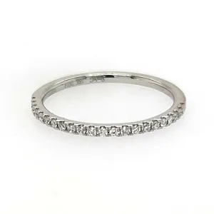 Diamond Wedding Band, 0.12 Carat Total Weight
