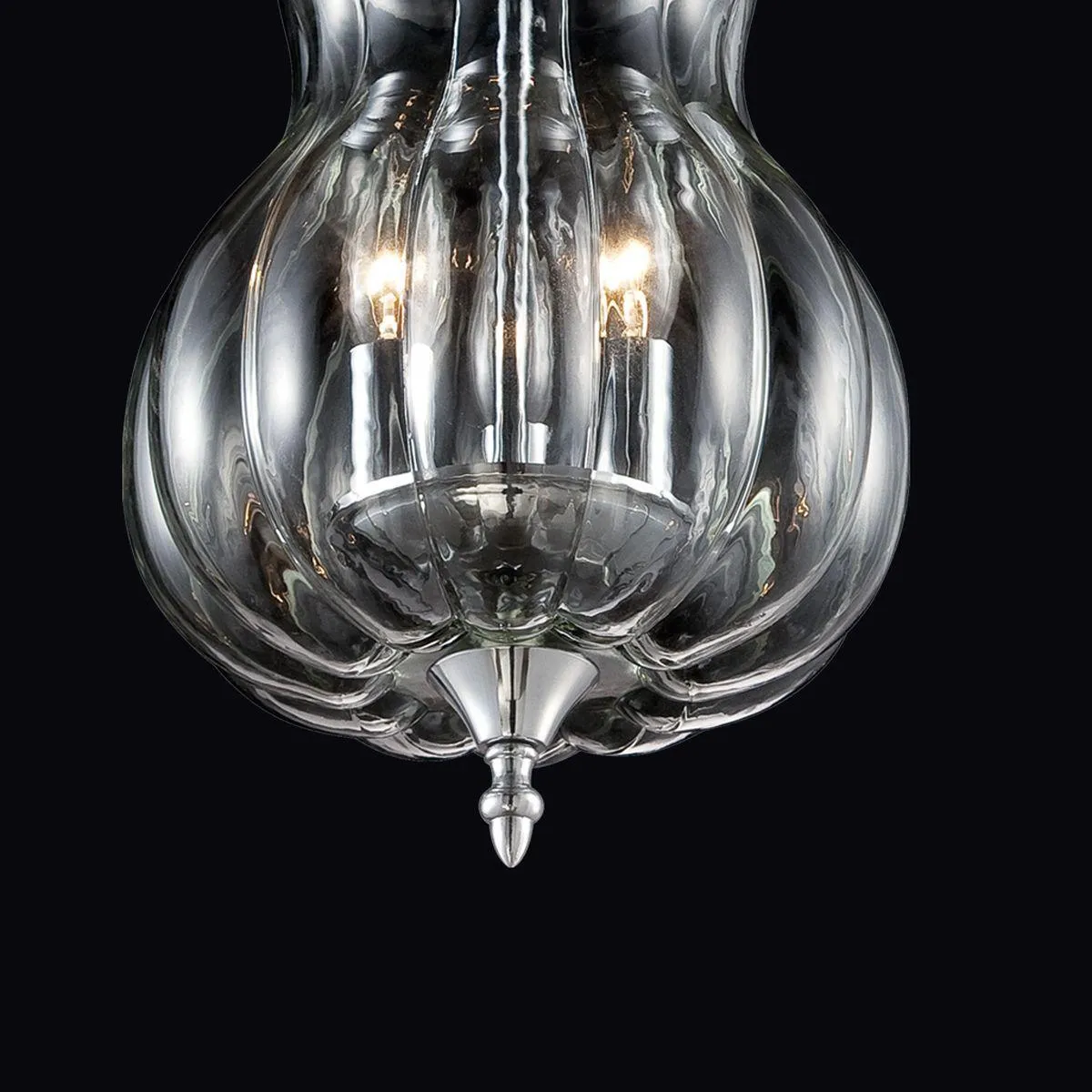 Dupont 13 in. 3 Lights Flush Mount Light Chrome Finish