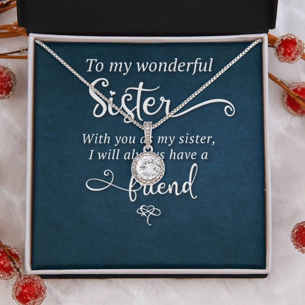 Eternal Hope Necklace, Sister gift, Gift for Sister, Sister necklace, best Sister gift, Sister gifts, Big sister, Christmas gift for Sister, Little sister, Sister Birthday Gift