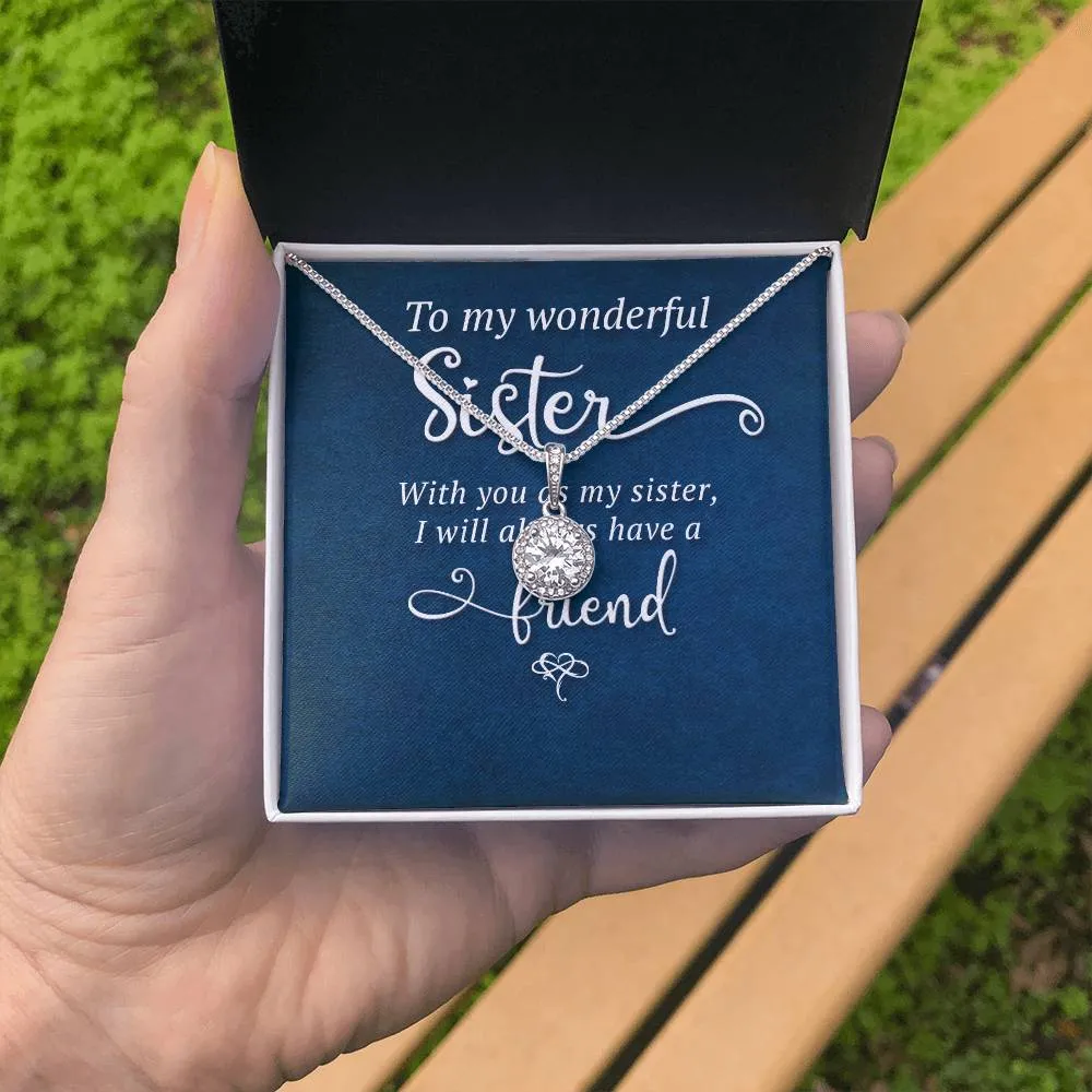 Eternal Hope Necklace, Sister gift, Gift for Sister, Sister necklace, best Sister gift, Sister gifts, Big sister, Christmas gift for Sister, Little sister, Sister Birthday Gift