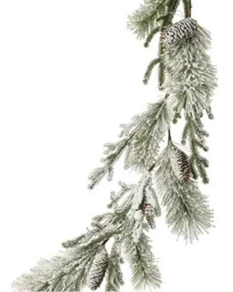 Faux Foliage - Spruce Snowy Norfolk Garland