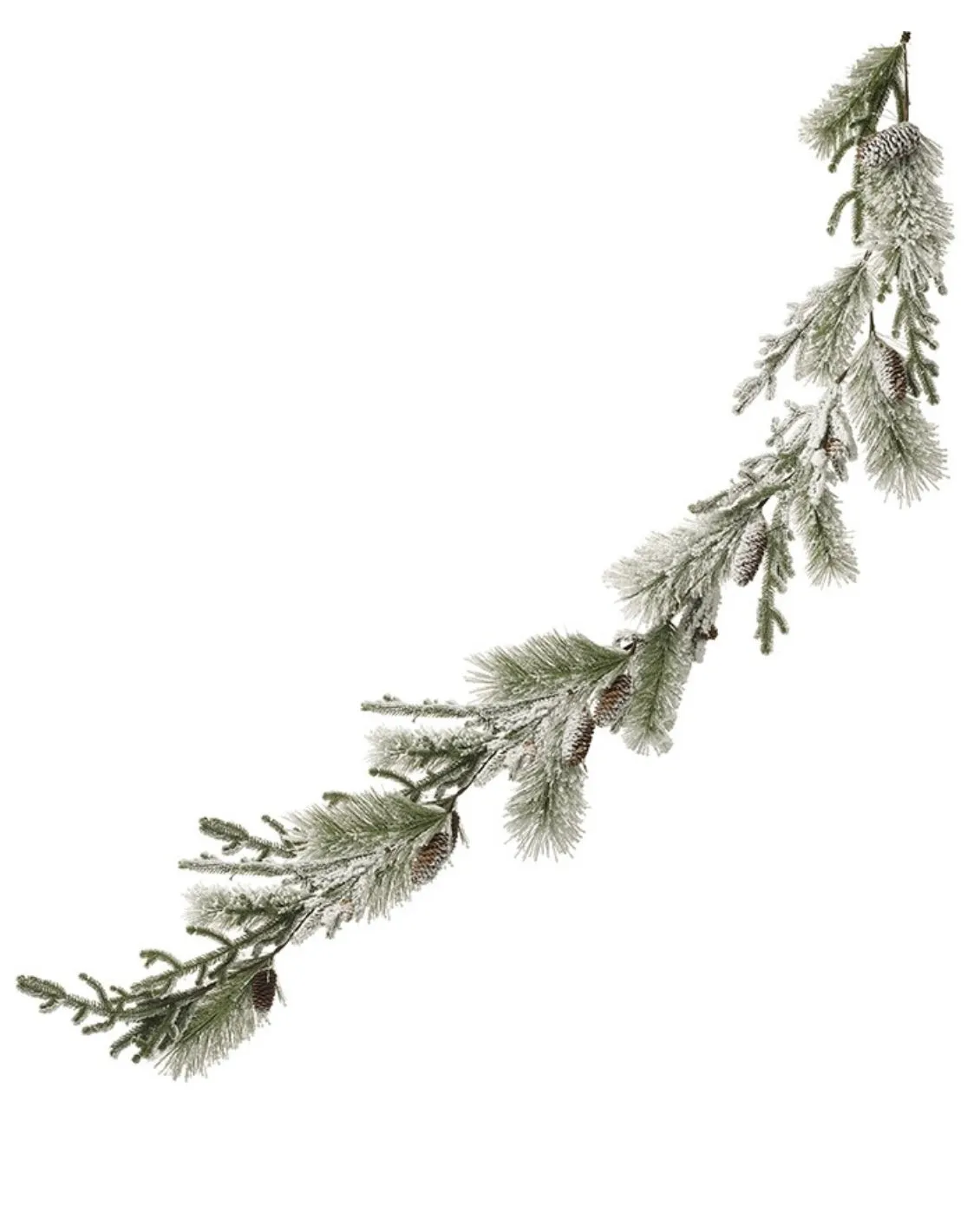 Faux Foliage - Spruce Snowy Norfolk Garland