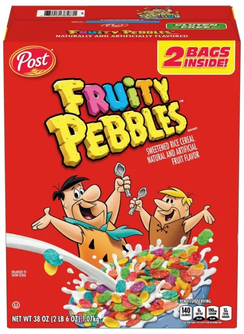 Fruity Pebbles Cereal Twin Pack 38oz