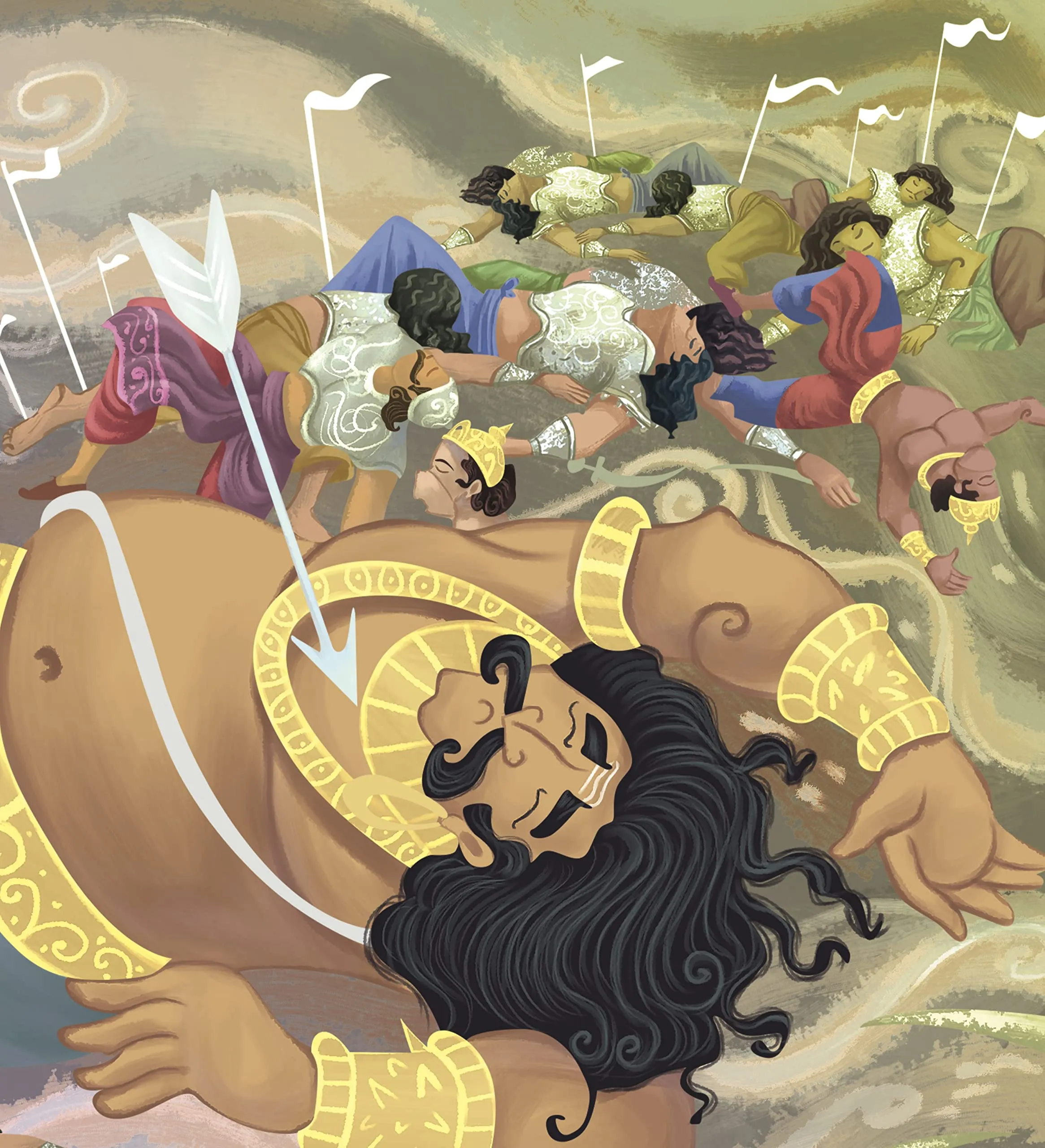 GIANTS AND DEMONS : BHASMALOCHANA THE FIERY EYED DEMON