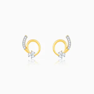 Gold Gentle Passion Diamond Earrings