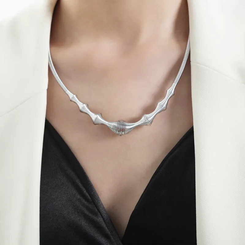 Golden Glow Retro Pendant Necklace for Women by Planderful - Everyday Genie Collection