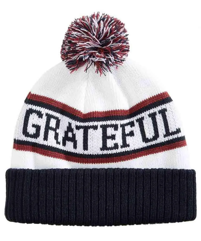 Grateful Pom Beanie New