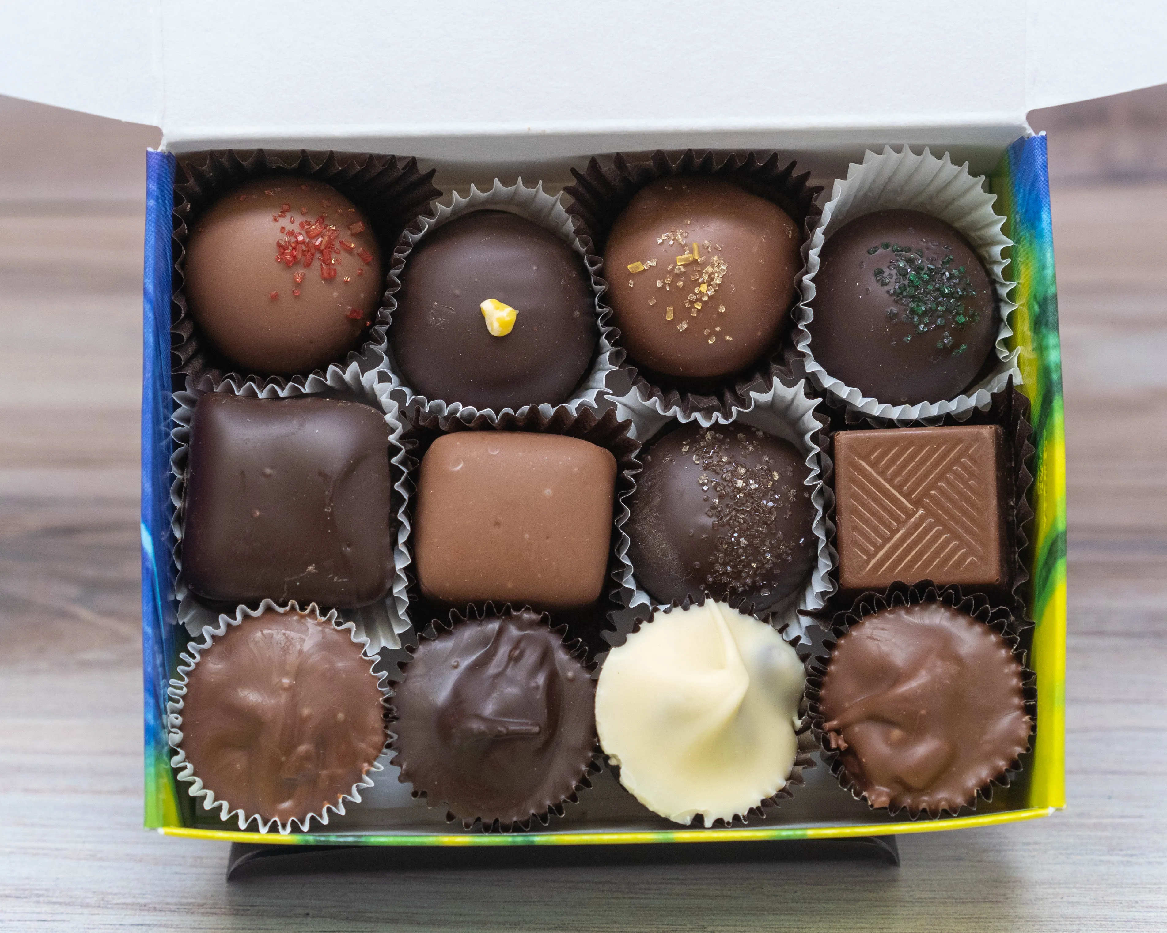 Happy Mother's Day Assorted Chocolates, Tie Dyed Box