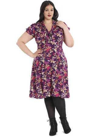 Hell Bunny Berry Crush Mid Dress