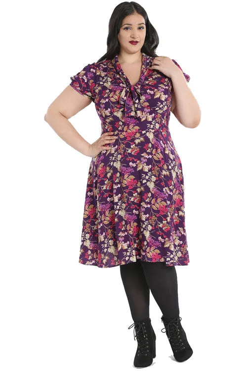 Hell Bunny Berry Crush Mid Dress