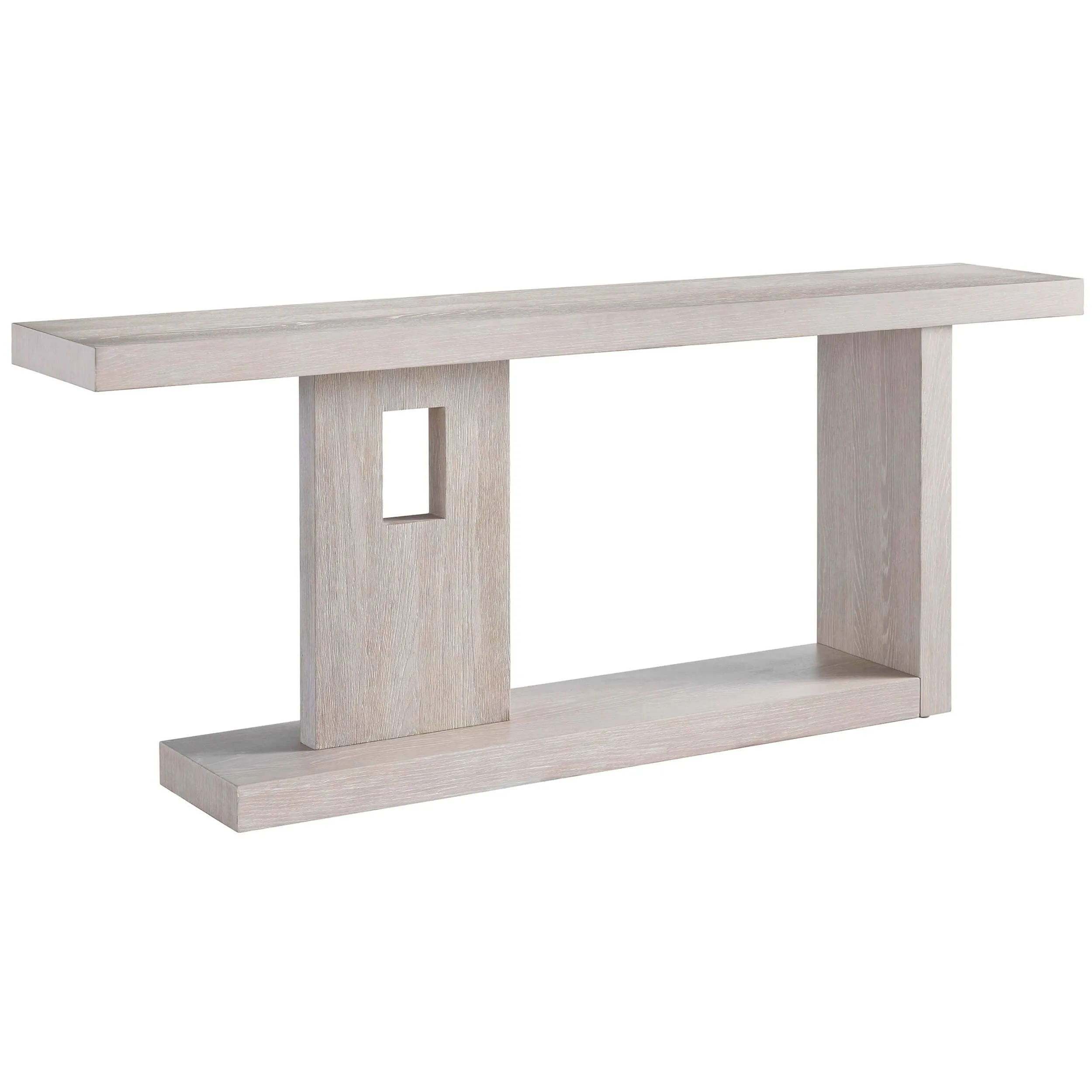 Herrero Console Table, Silver Lining