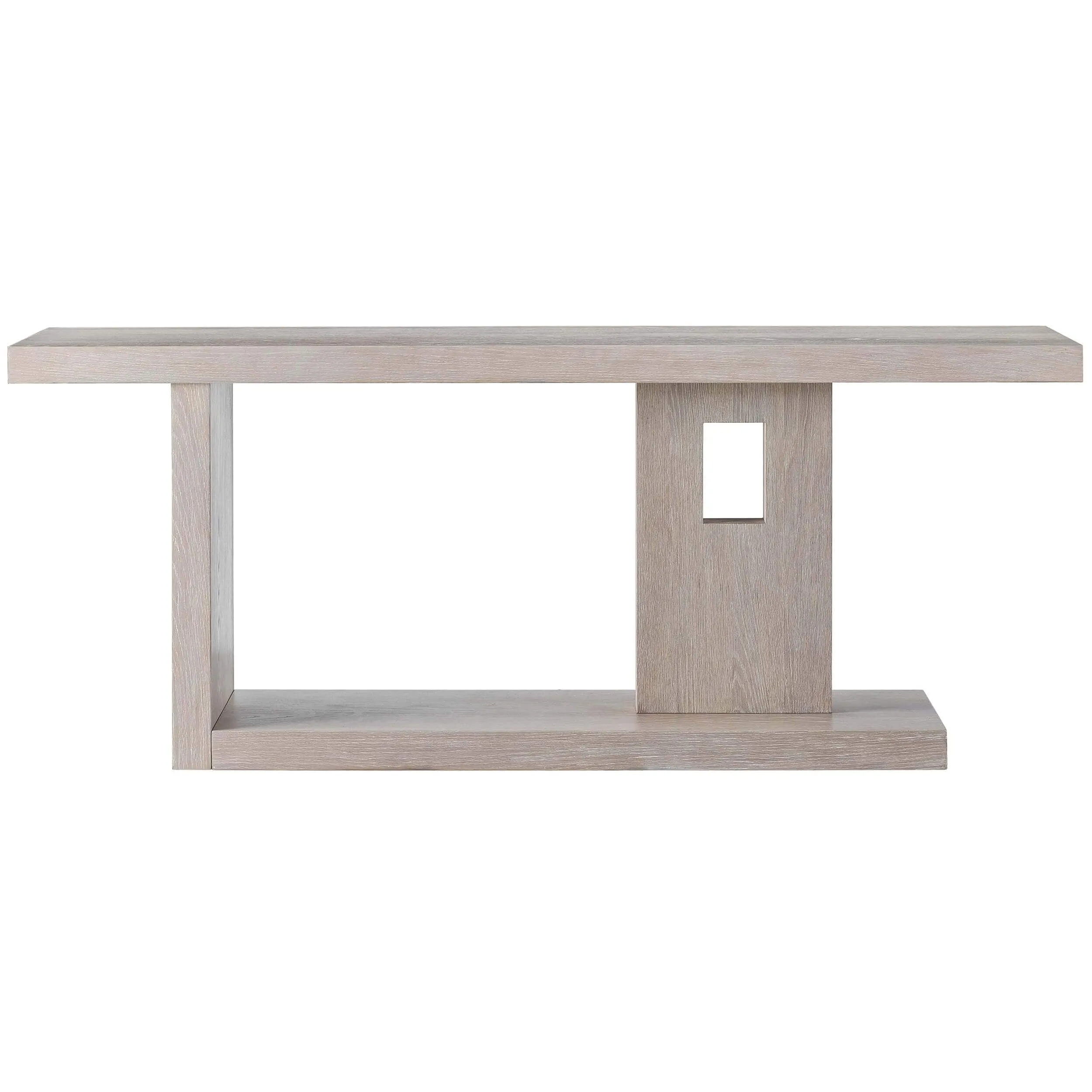 Herrero Console Table, Silver Lining