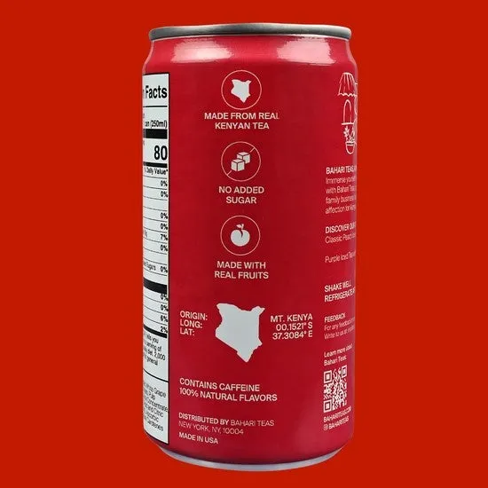 Iced Black Tea Canned Drink - Tomato & Basil