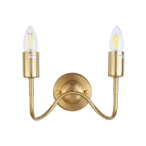 Iron Wall Lamp Bronze 2XE27 BR