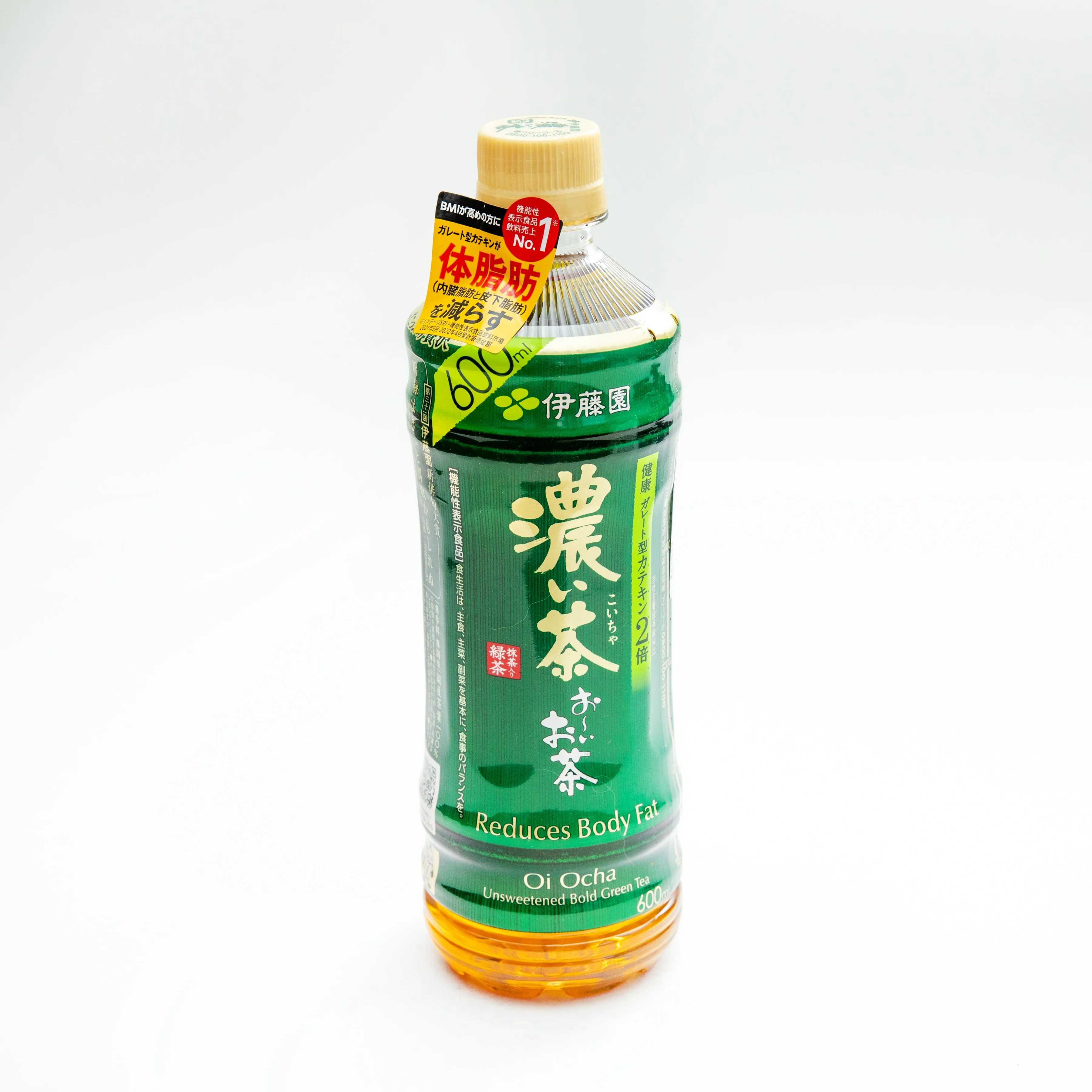 Itoen Unsweetened Bold Strong Green Tea 600ml