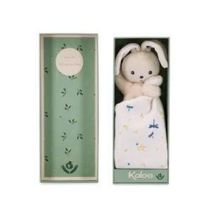 Kaloo Doudou Rabbit White Delicate