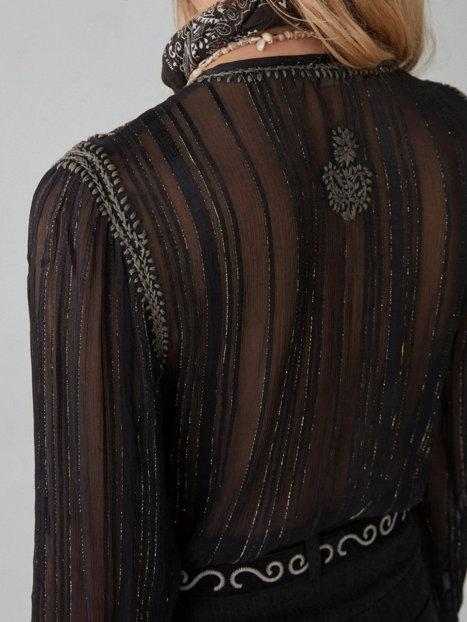 Kate Blouse - Dark Lurex