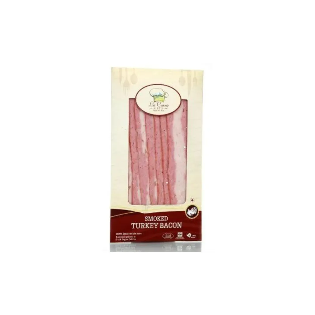 La Carne Smoked Turkey Bacon 180g – Premium Gourmet Turkey Bacon