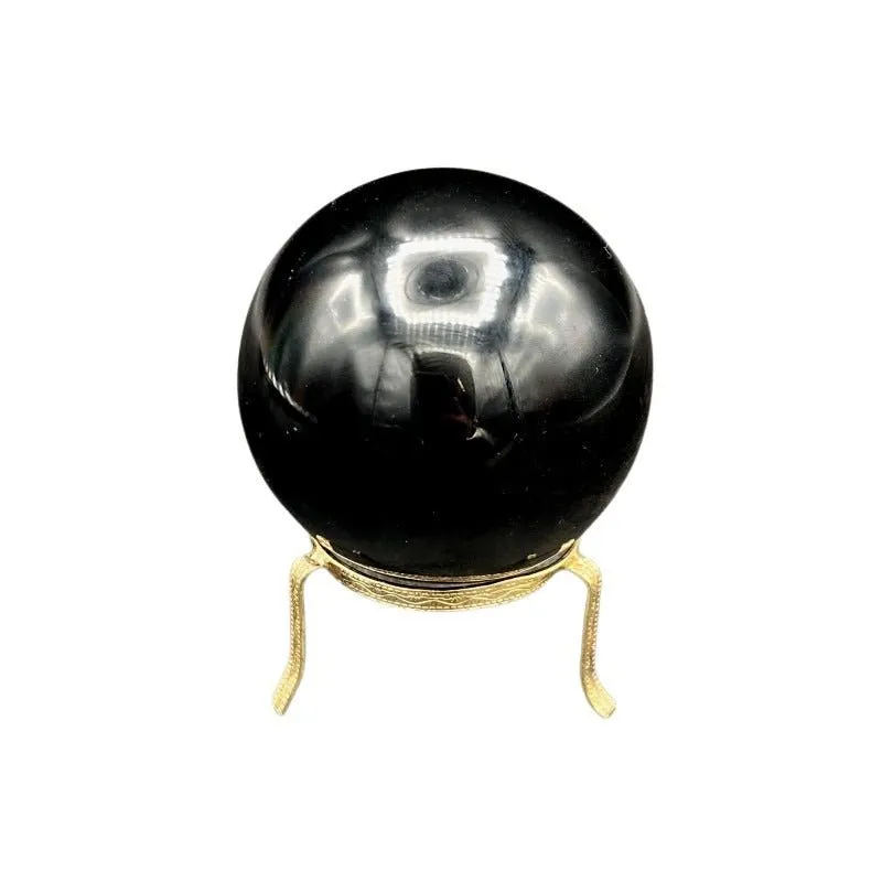 Large Goldsheen Obsidian Sphere Golden Sheen Ball