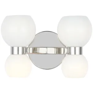Londyn 12 in. 4 lights Vanity Light Polished Nickel finish