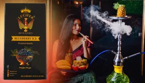 Lucifer Blueberry Ice Hookah Flavour, 50 gm, Nicotine and Tobacco Free