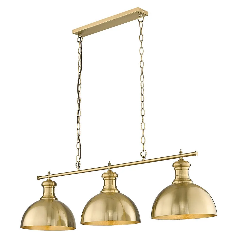 Lumiere 3 Light Chandelier Light Gold