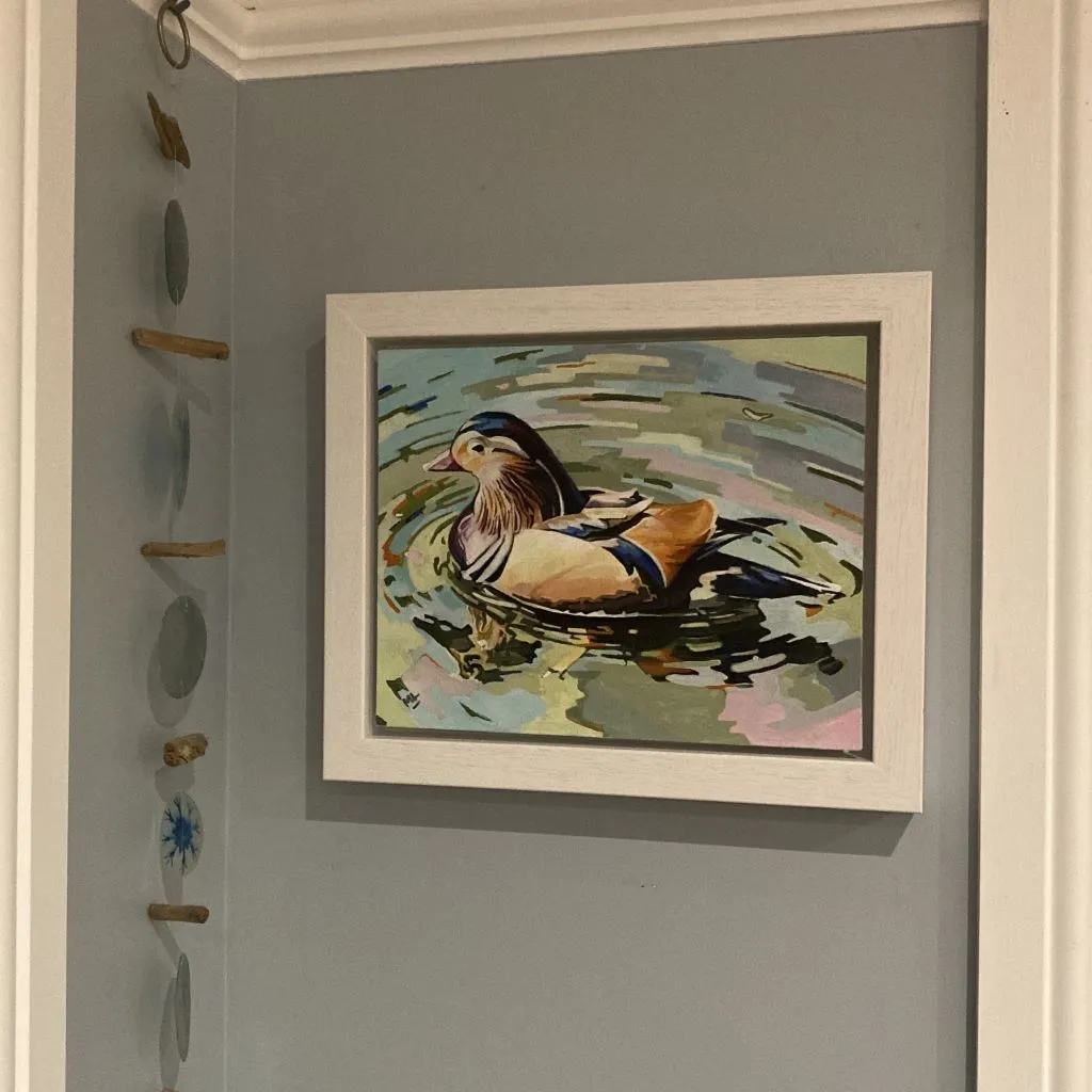 Mandarin Duck by Mary Leach