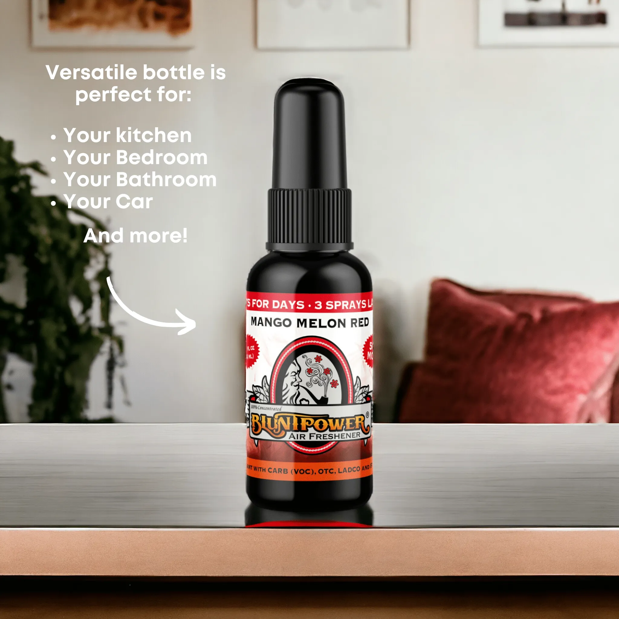 Mango Melon Red Air Freshener Spray
