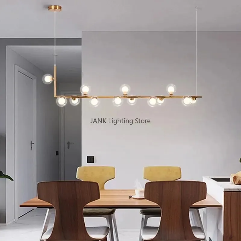 Mansion Nordic Double Glass Shade Pendant Light