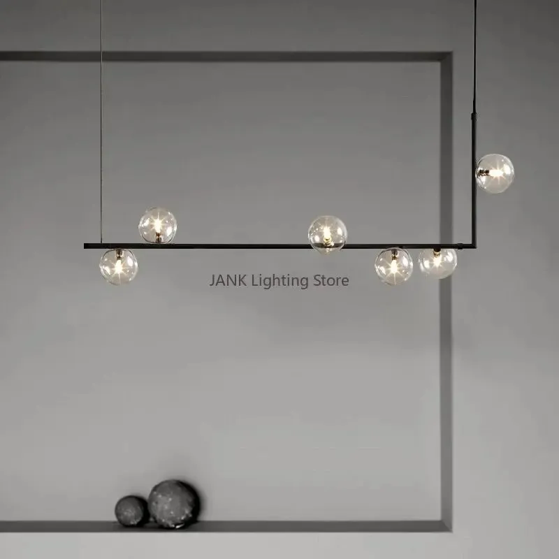 Mansion Nordic Double Glass Shade Pendant Light