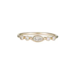 Marquise Diamond Dew Ring