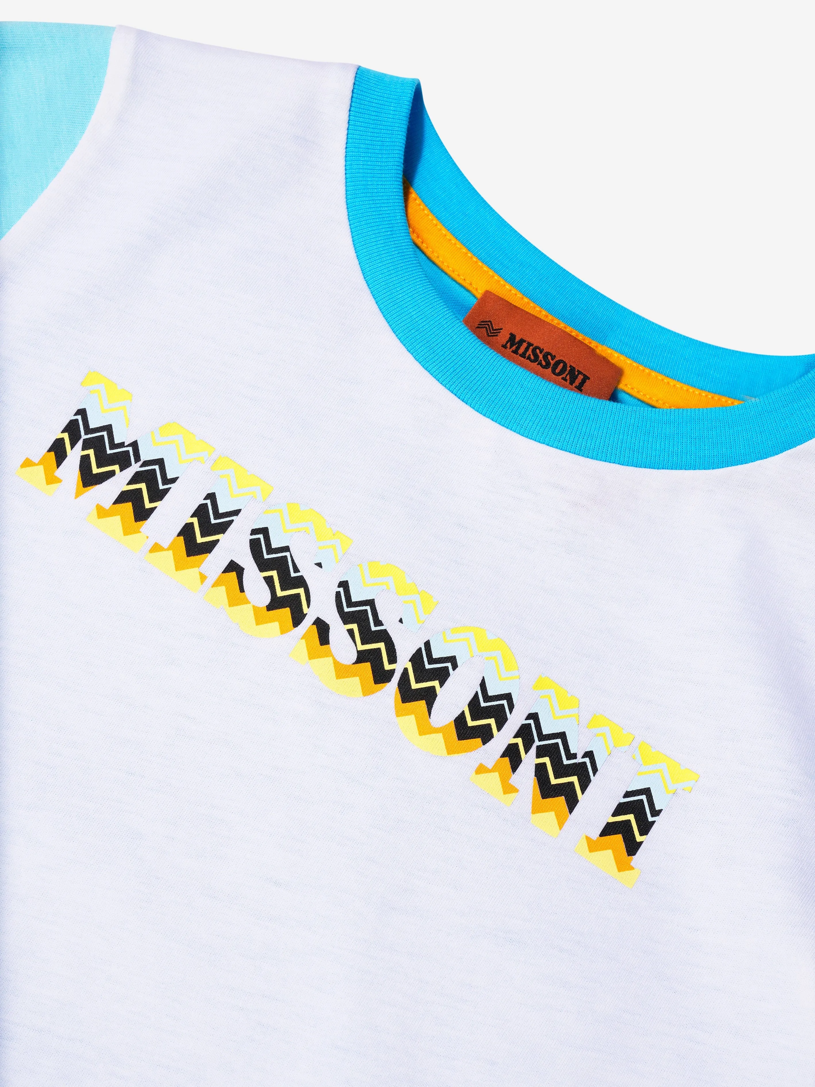 Missoni Boys Logo T-Shirt in White