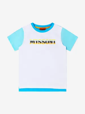 Missoni Boys Logo T-Shirt in White