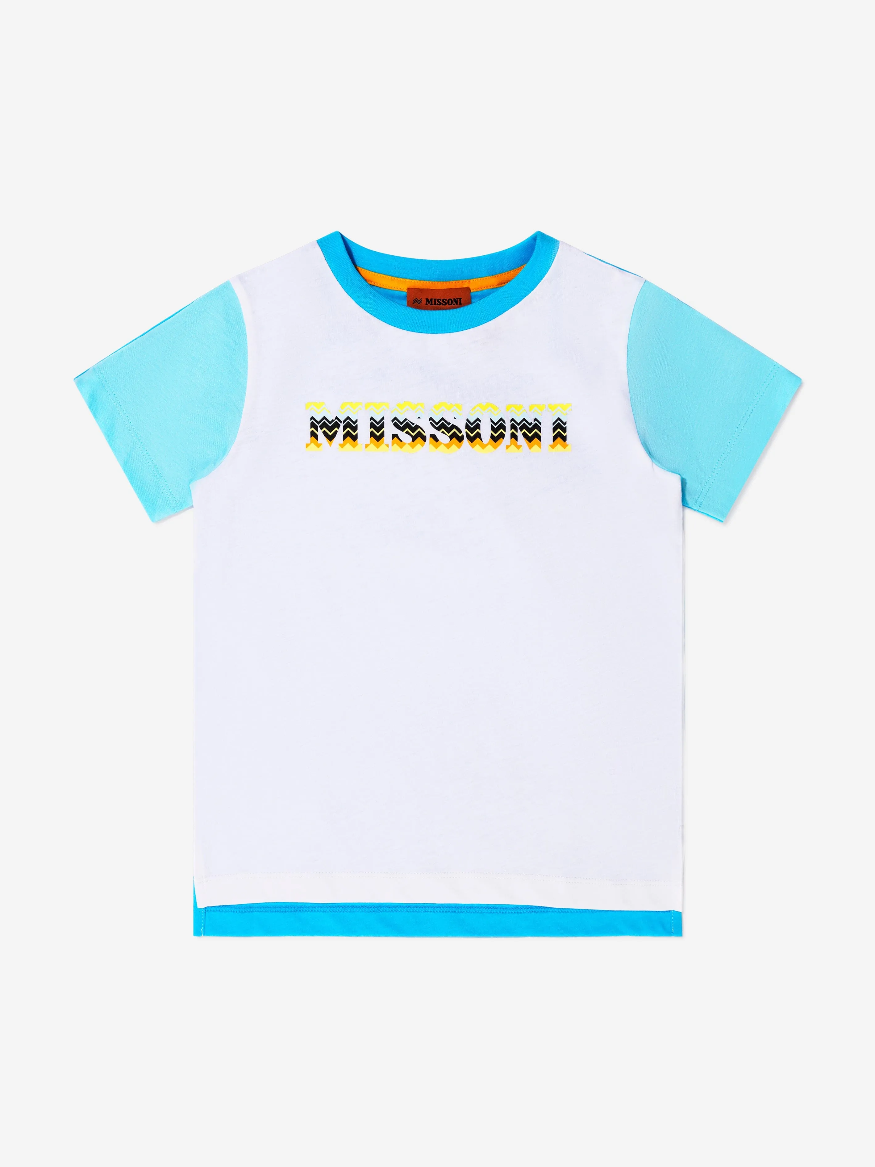 Missoni Boys Logo T-Shirt in White
