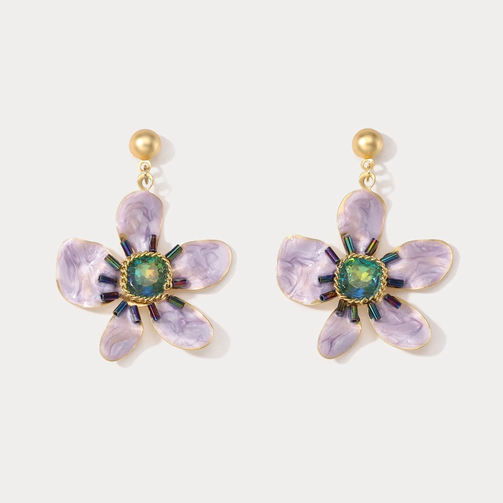 Misty Lilac Earrings